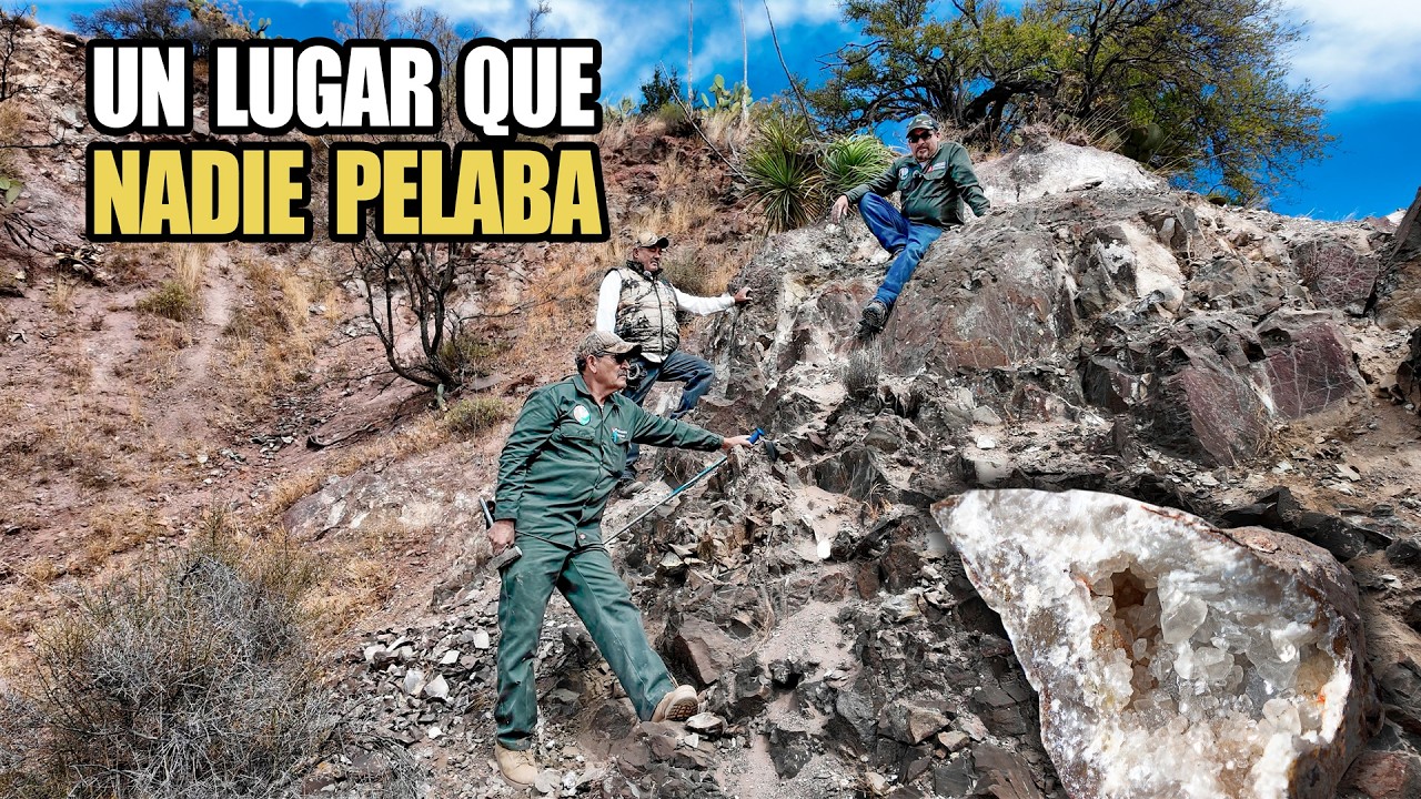 Oculto entre los Cerros esta un tesoro que NADIE CONOCIA 🤠💎 | Mini Geodas en Villanueva