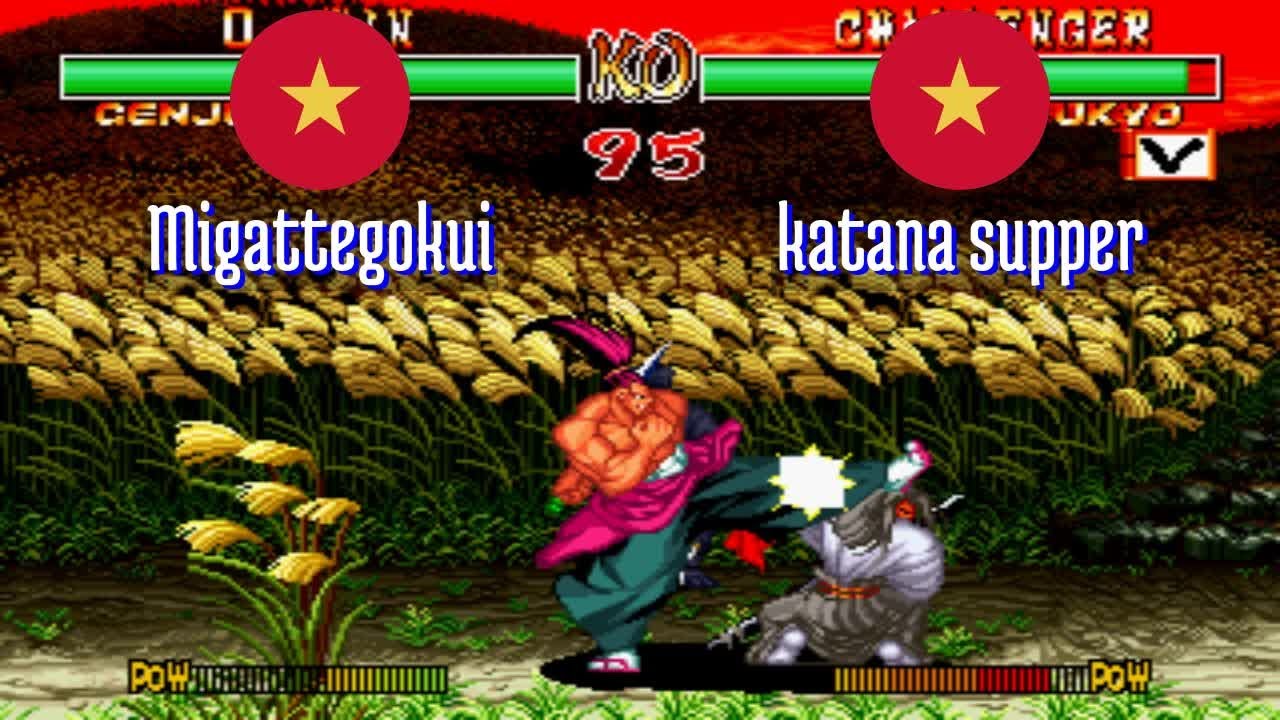 FT5 @samsho2: Migattegokui (VN) vs katana supper (VN) [Samurai Shodown II Fightcade] Jan 25