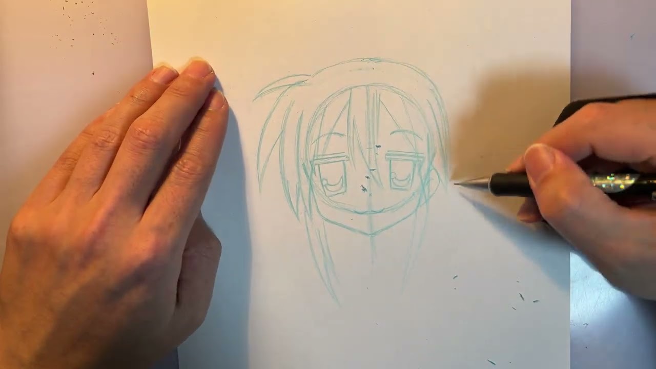 『らきすた』の描き方講座っぽいもの　泉こなた編