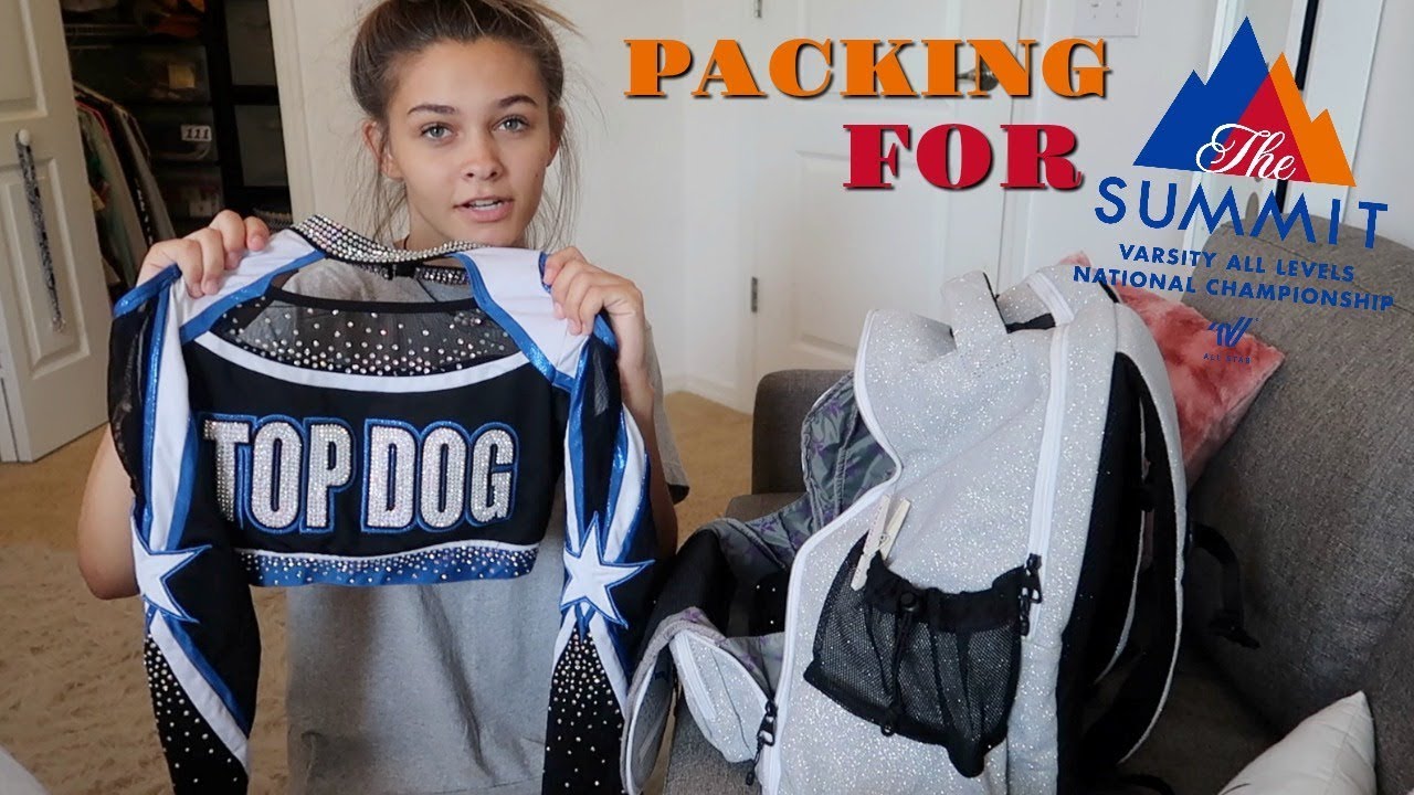 PACKING FOR SUMMIT! MY LAST CHEER COMPETITION!