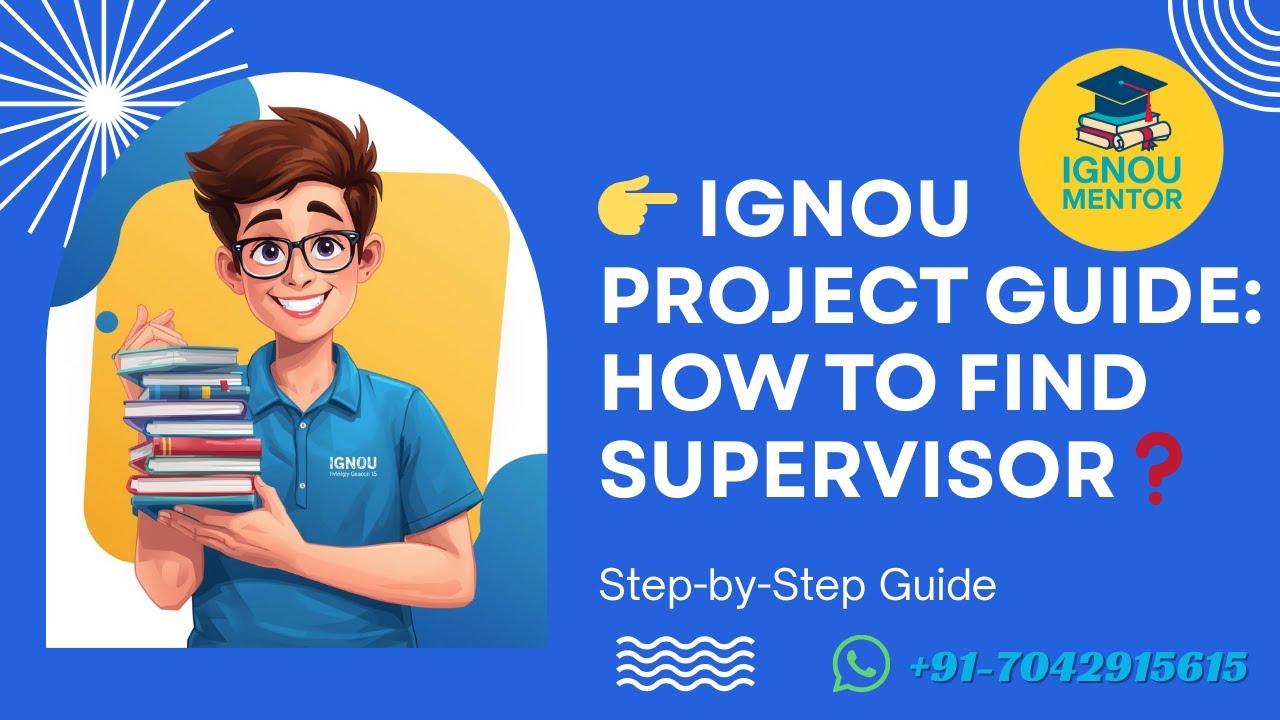 🎓 IGNOU Project Guide Selection | How to Find a Supervisor for Your Project