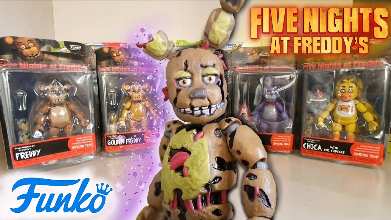 Five Nights at Freddy's Action Figures Unboxing e Review