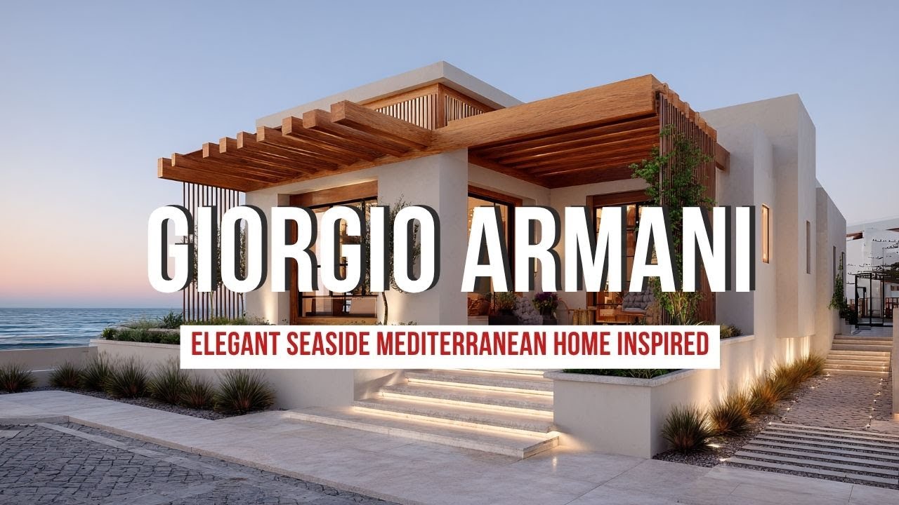 Elegant Seaside Mediterranean Home Inspired by Giorgio Armani Refined Simplicity