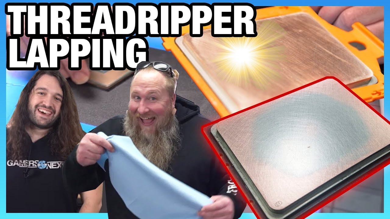 AMD Threadripper CPU Lapping & LN2 Prep, ft. Bearded Hardware & 3970X
