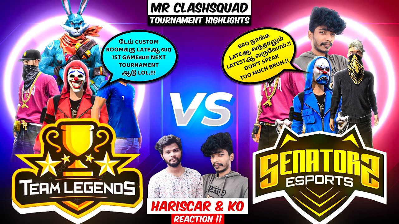 Senators VS TL Esports | Tournamentக்கு😳Lateஆ வந்த🤔YouTuberக்கு Supportஆ⁉HariScar & KO Reaction - FF