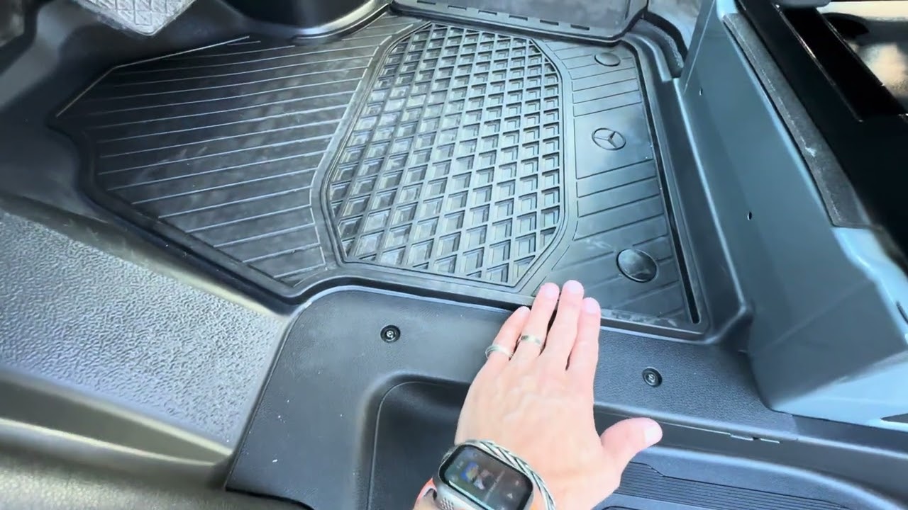 OEM Rubber Floor Mats for 2019+ Mercedes Sprinter Vans from Nomadic Supply Company