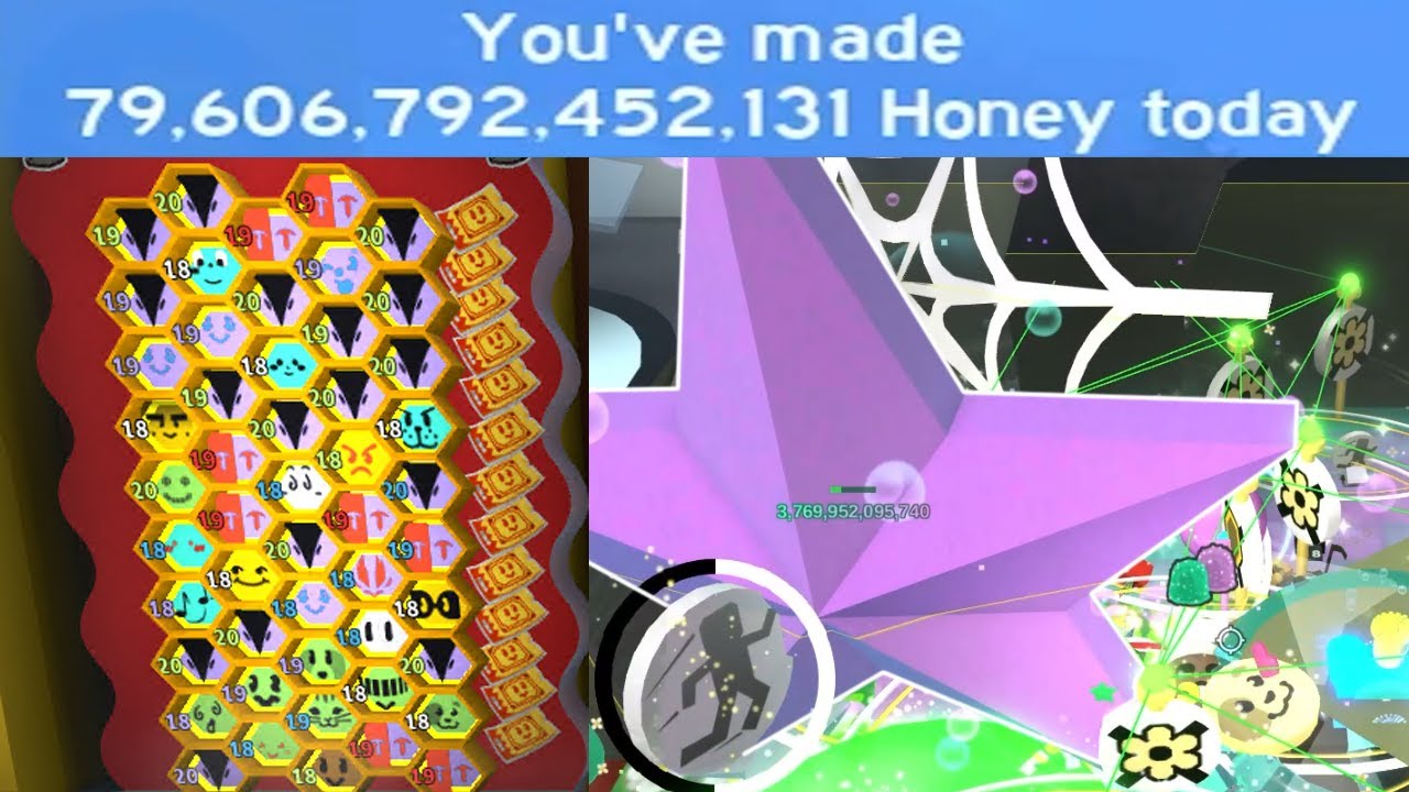 79t LVL 19 White Hive Boost | Windless No HD/FB | Bee Swarm Simulator