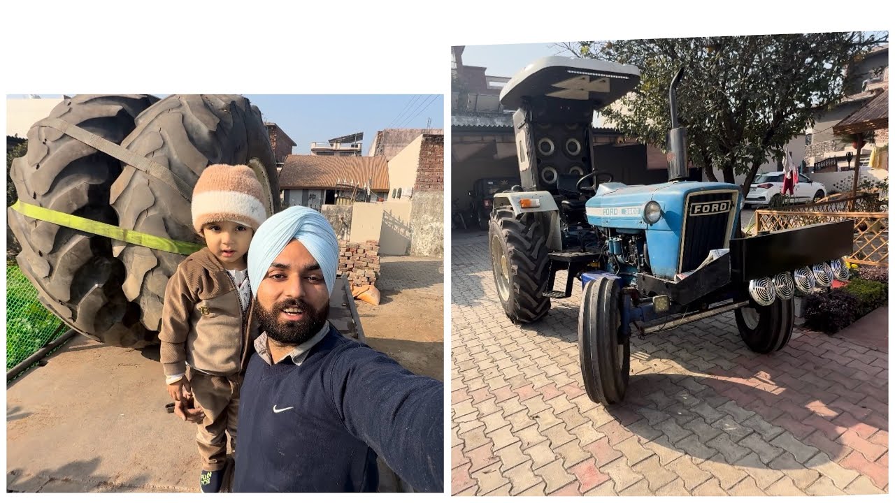 Mini vlog #16 || Ford power steering testing || sidhu farm 3000 sidhu vlog #sidhufarm3000 
