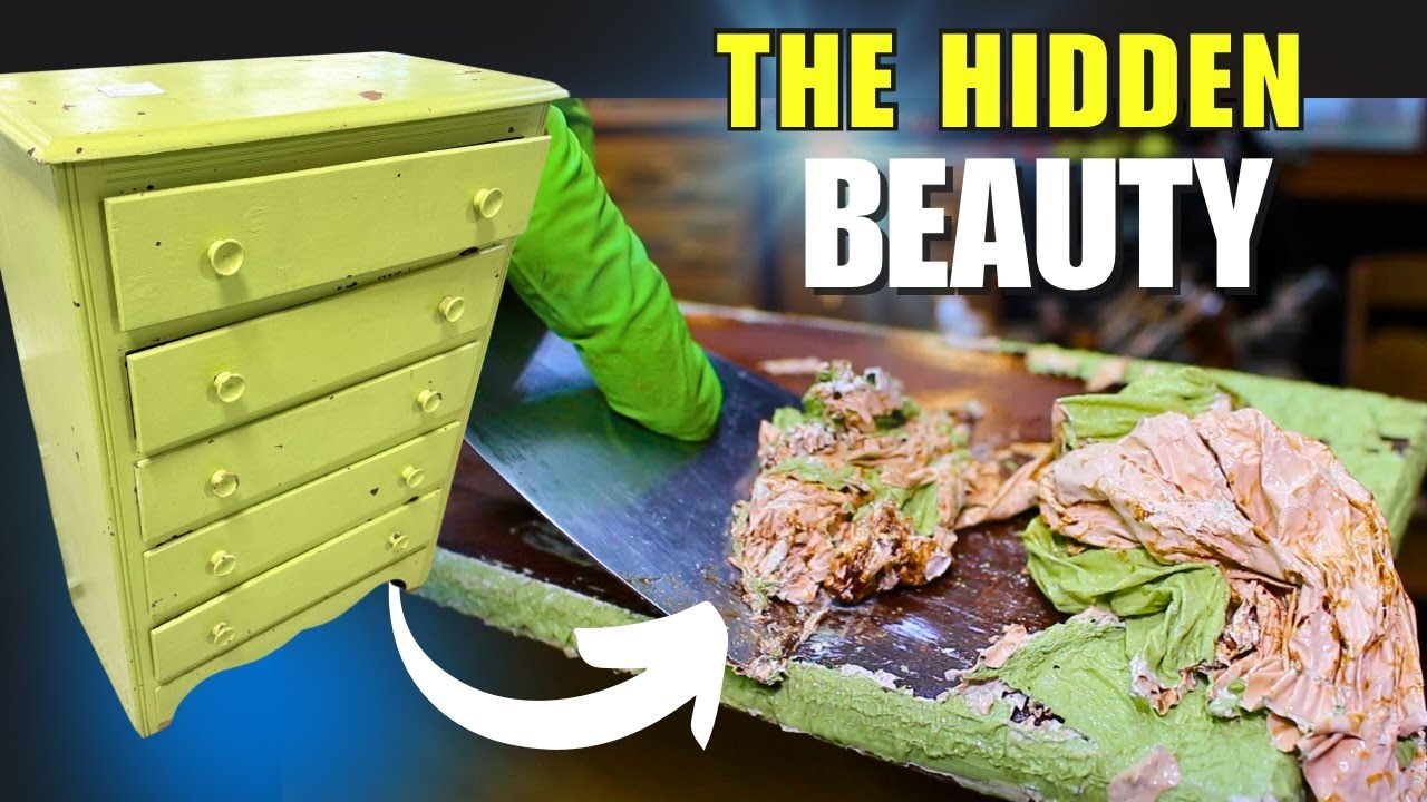 Ep. 116 I DROVE 2,000 MILES for the WORST Painted Vintage Dresser RESTORATION