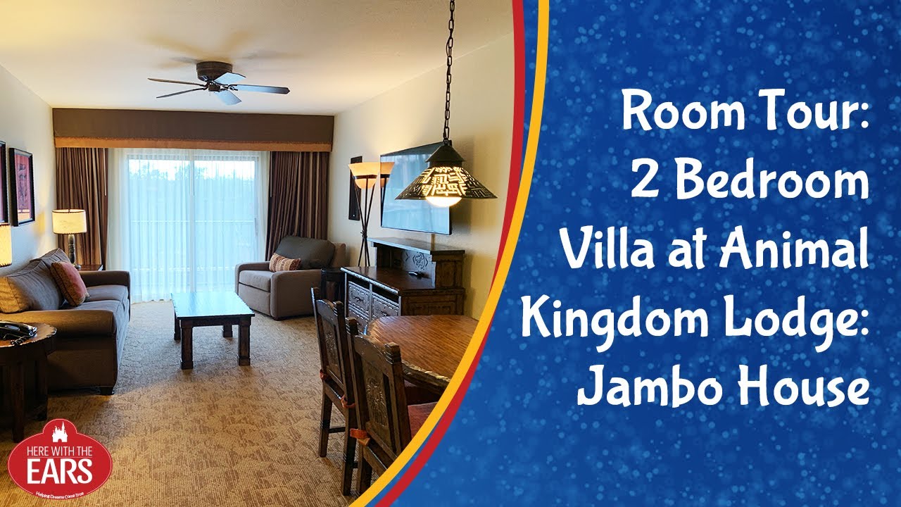 AKL: Jambo House - 2 Bedroom Lock-off Standard View - Room Tour