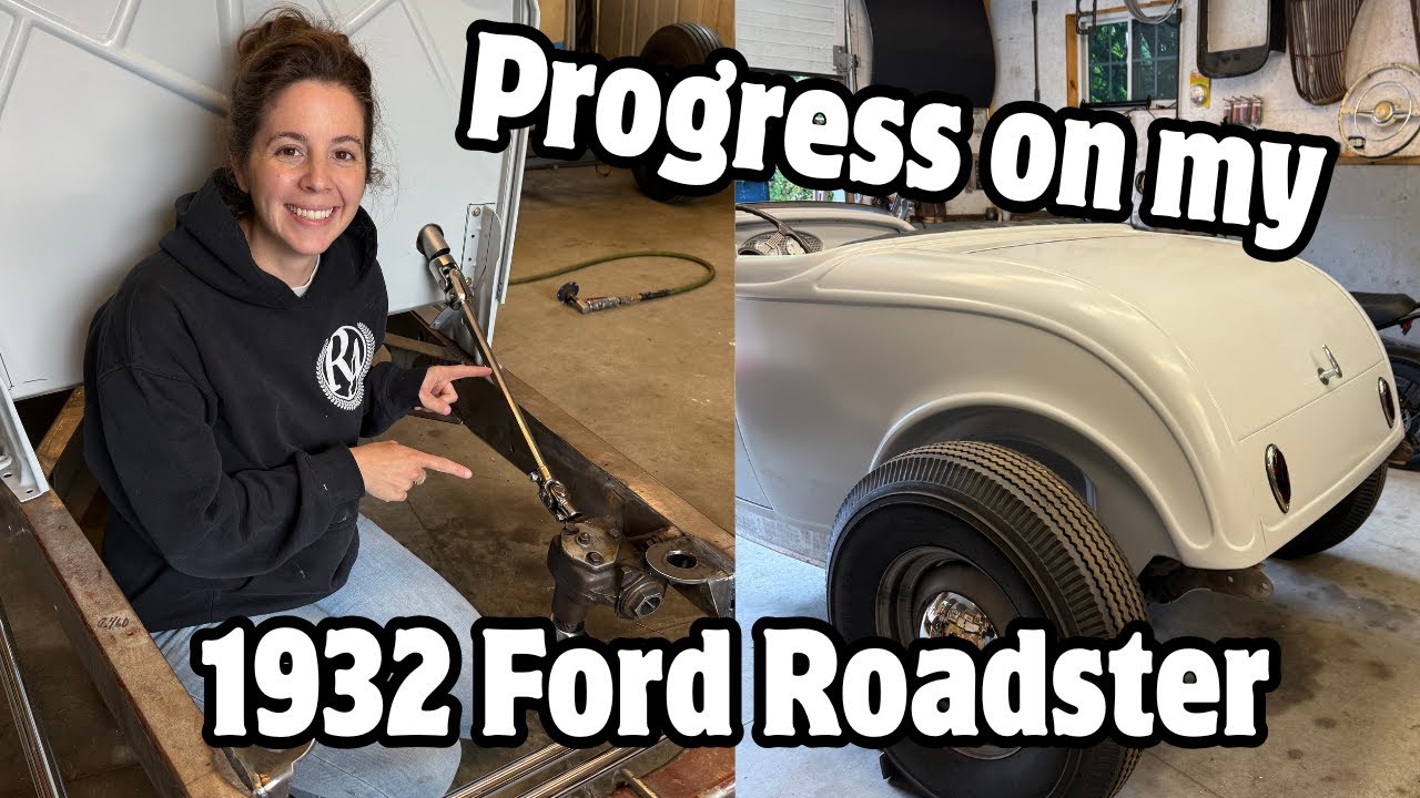 Hooking Up the Steering Shaft + Installing Taillights on my 1932 Ford Roadster