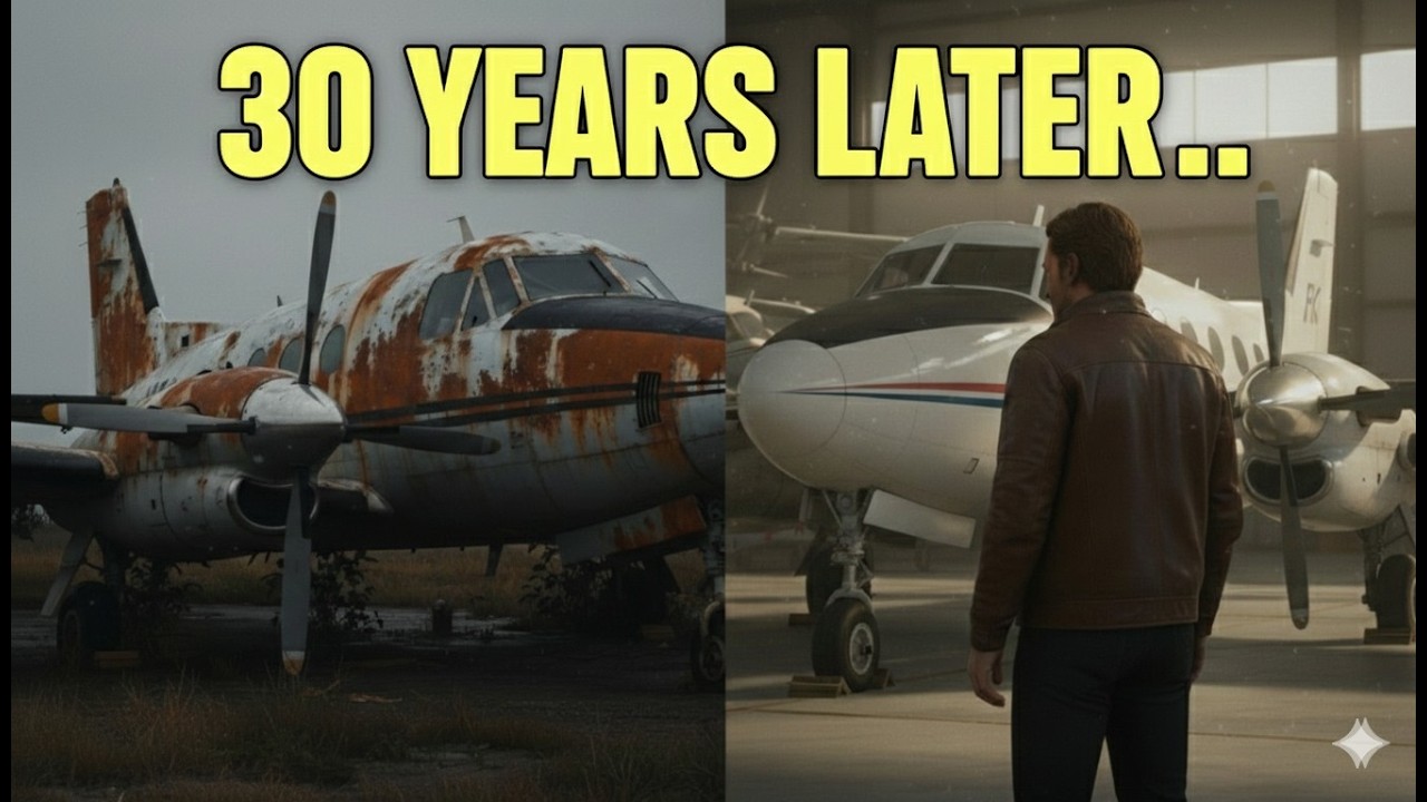 30 Years Silent – Watch Us Restore This Aircraft to Life#restoration #planerestoration