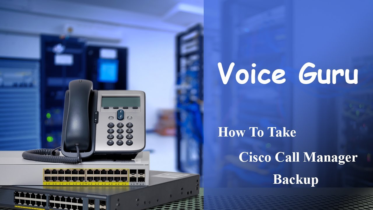 Как создать резервную копию Cisco Call Manager (ручное резервное копирование)