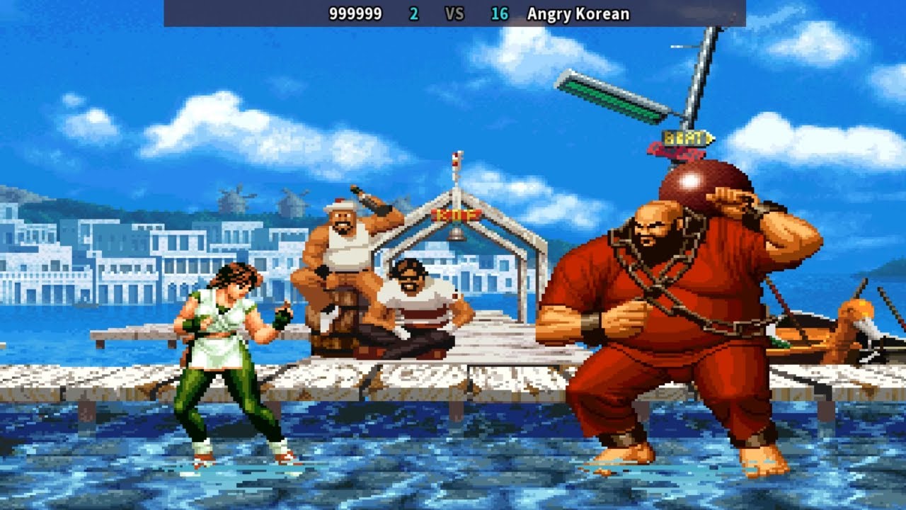 KOF95 The King Of Fighters 95 | Fightcade 拳皇95 999999 (kr) vs Angry Korean (kr) 킹 오브 파이터즈95