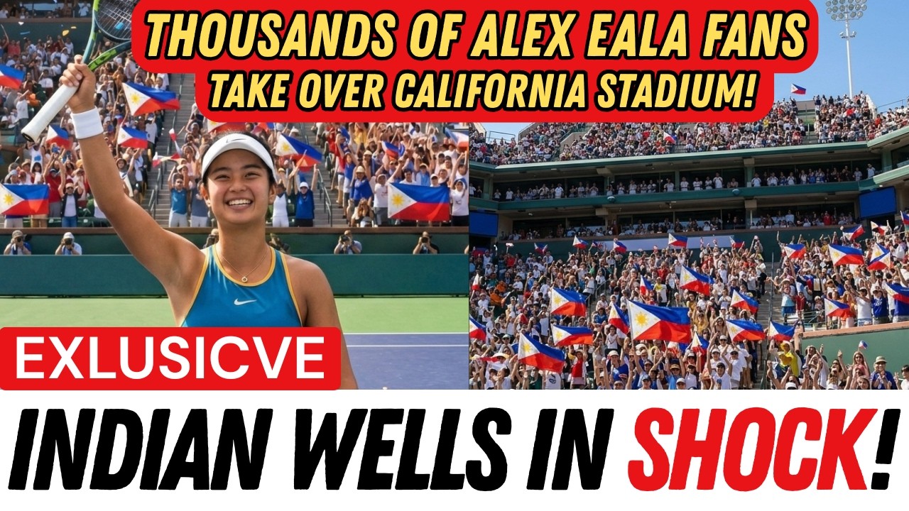 UNBELIEVABLE! Indian Wells PACKED Like Never Before for Alexandra Eala! 🔥