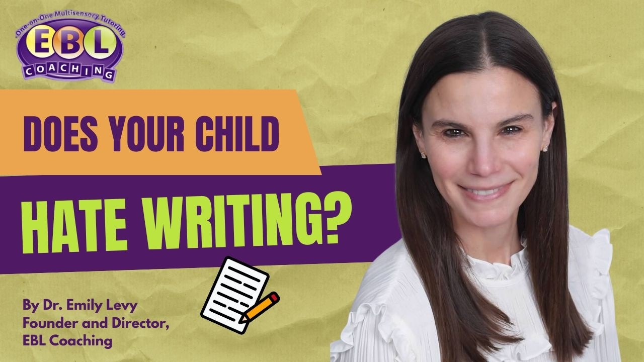 What should you do if your child hates writing? #writingskills #tutor