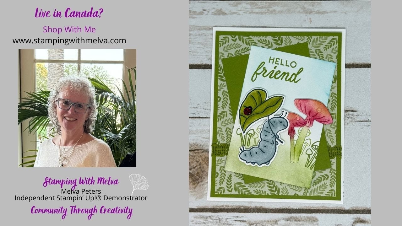 Live with Stamping With Melva - Stampin' Up!® Sweet Bugs