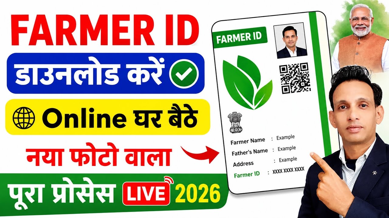 Farmer ID Card Download 2026 एक मिनट में | Farmer id Download kaise karen | Download farmer id card