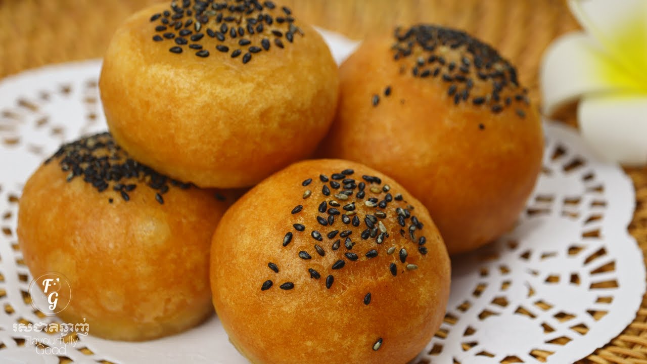 Sesame Balls | នំក្រូច | Num Kroch | ម្ហូបខ្មែរ | Flavourfully Good រសជាតិឆ្ងាញ់