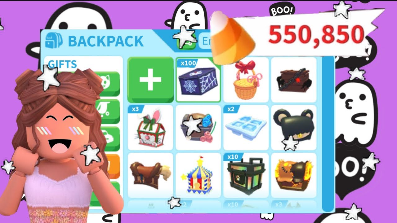 Opening TONS of spider boxes in adopt me! *I SPENT ALL MY CANDY!