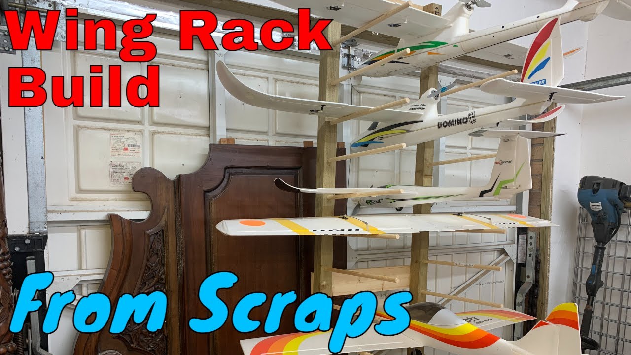 Aircraft Wing Storage Rack Making use of the space