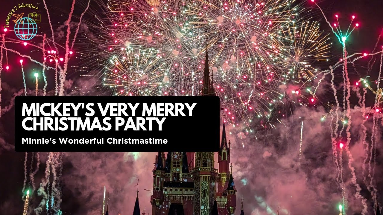 Minnie's Wonderful Christmastime Fireworks At Magic Kingdom