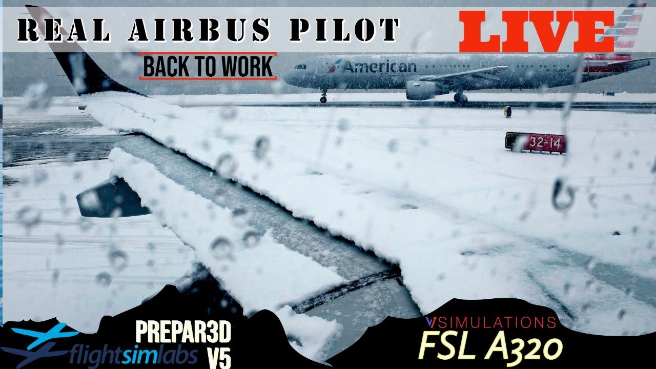 Anti-Ice/De-Ice | Winter OPS | REAL Airbus Pilot | Back to Work #2 | FSLabs |P3d