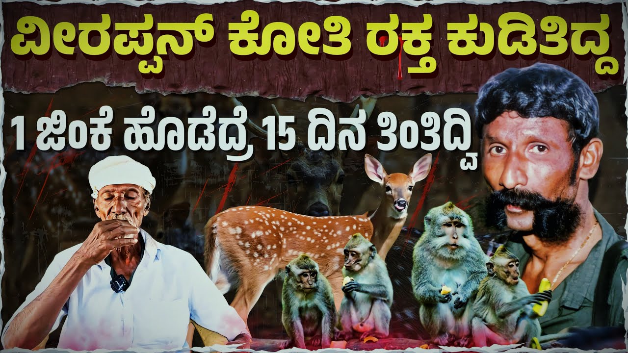 EP-16 | ಇಡ್ಲಿ-ವಡೆ, ದೋಸೆ  ಮಾಡ್ಕೊಂಡು ತಿಂತಿದ್ವಿ😋| Complete Lifestory | Veerapan Raktha Charitre