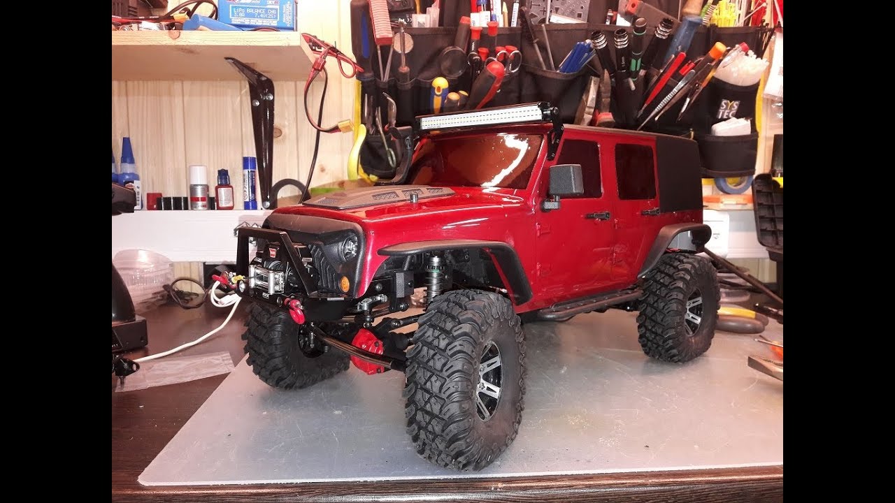 RGT EX86100 UPGRADE. Устанавливаем амортизаторы от TRX-4 и Лебедку.