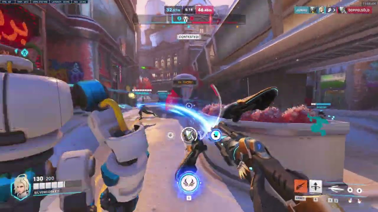 Overwatch 2 Competitive: Mercy main with Masters Dreams #115 (S6)