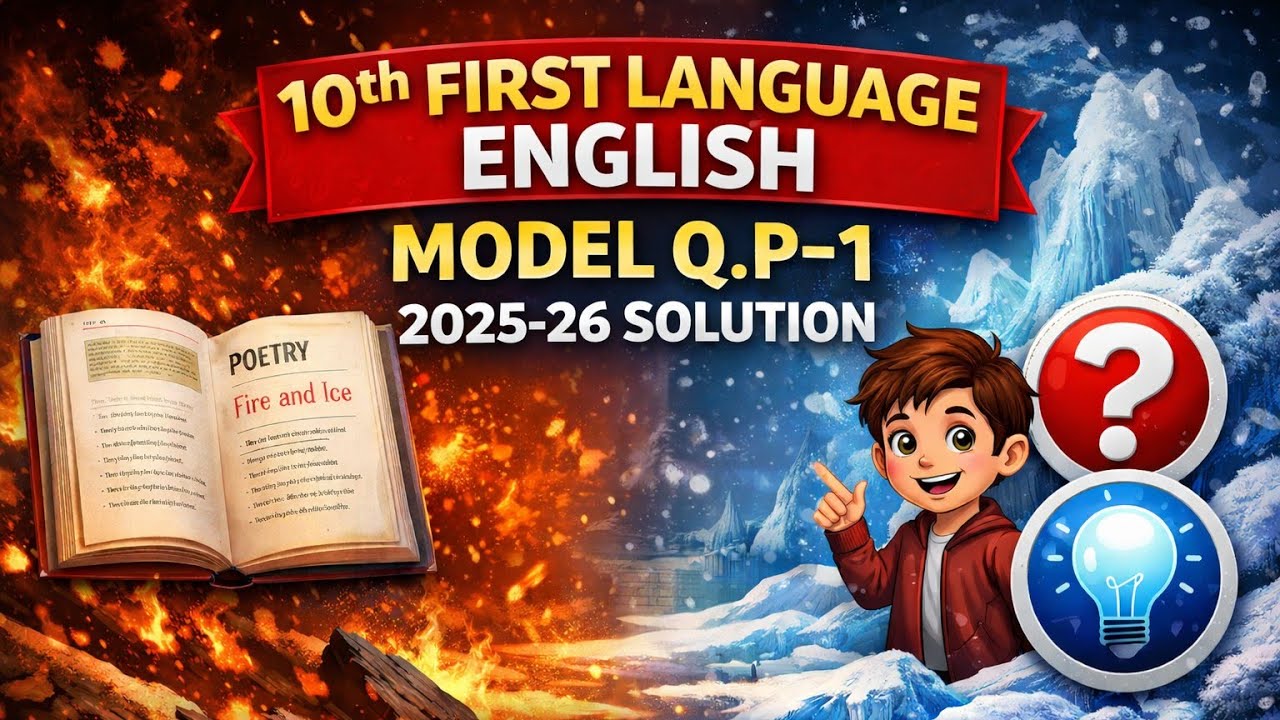 10th First Language English. Model Q.P.-1 2025-26 Solution 