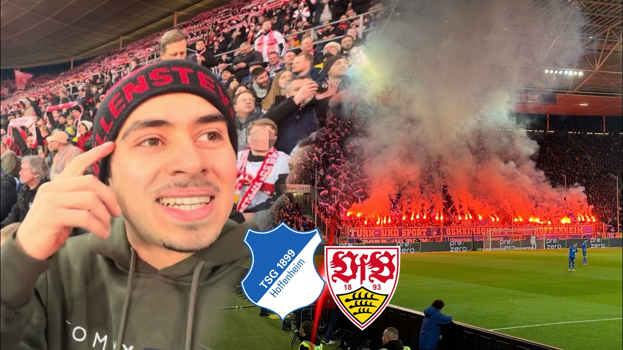 XXL FAN-INVASION🔥| 15.000 VfB-Fans in SINSHEIM ⚪️🔴 | TSG HOFFENHEIM vs VFB STUTTGART | Stadionvlog