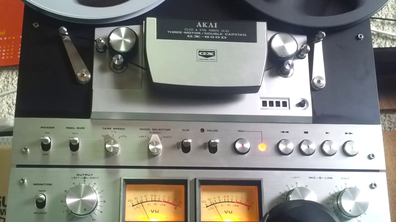 AKAI GX-650D demomstration