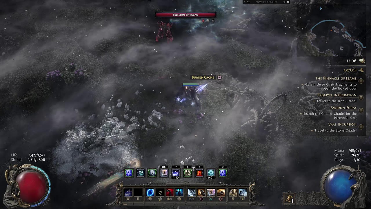 PoE 2 - Mapping with my Monk