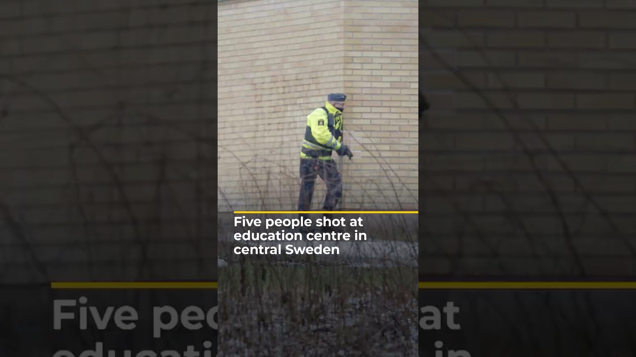 Five people shot at education centre in central Sweden | AJ #shorts