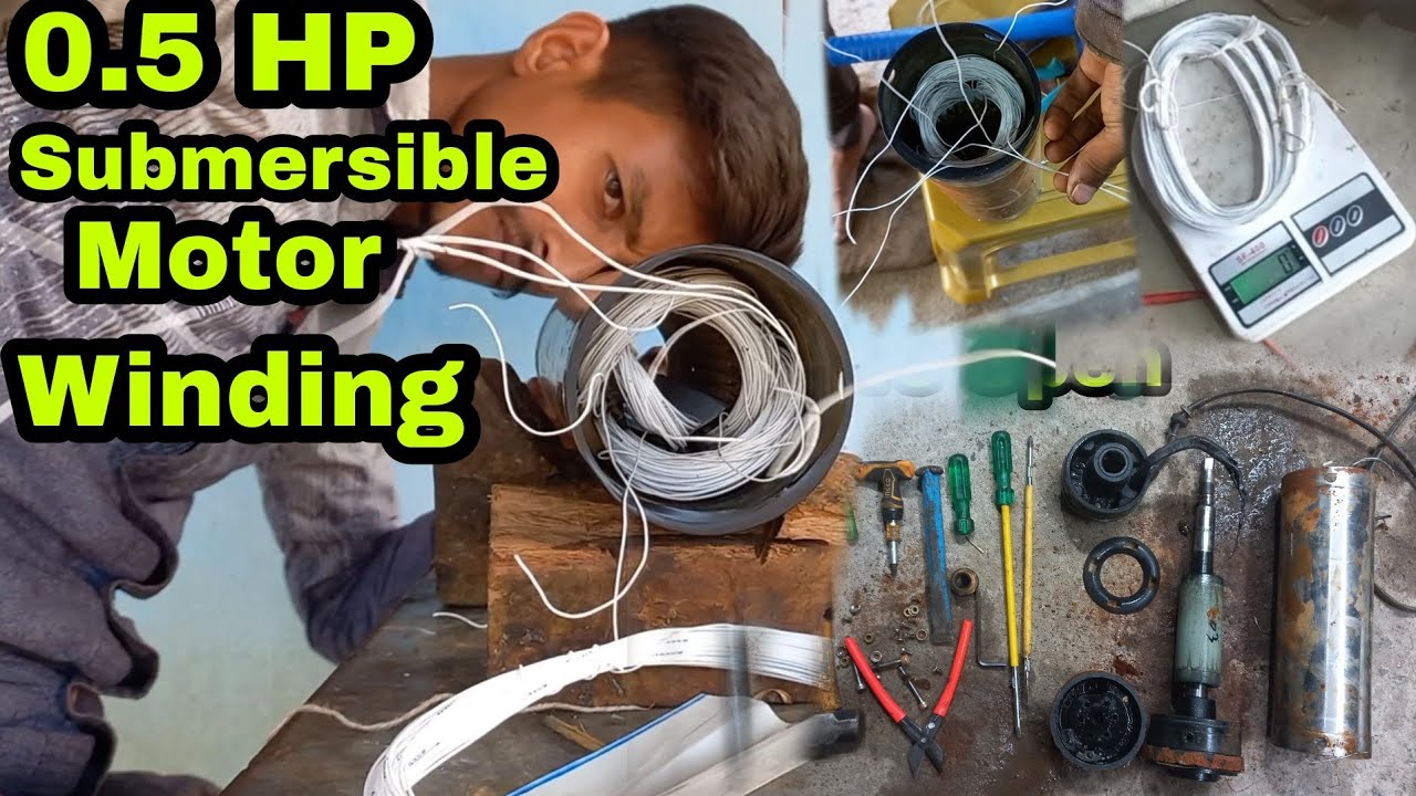 Varuna 0.5 HP Submersible Motor Winding || How To Winding Submersible Pump || Submersible Winding