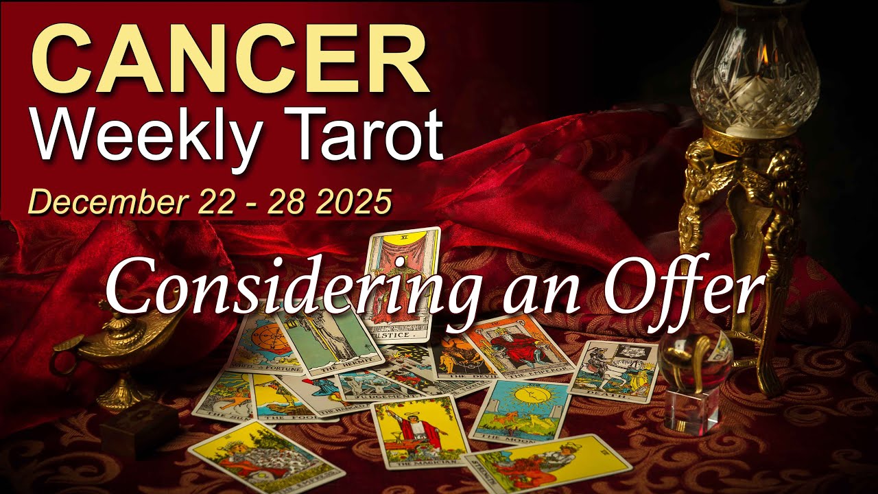 CANCER Weekly Tarot Reading 'A CHANGE FOR THE BETTER!
