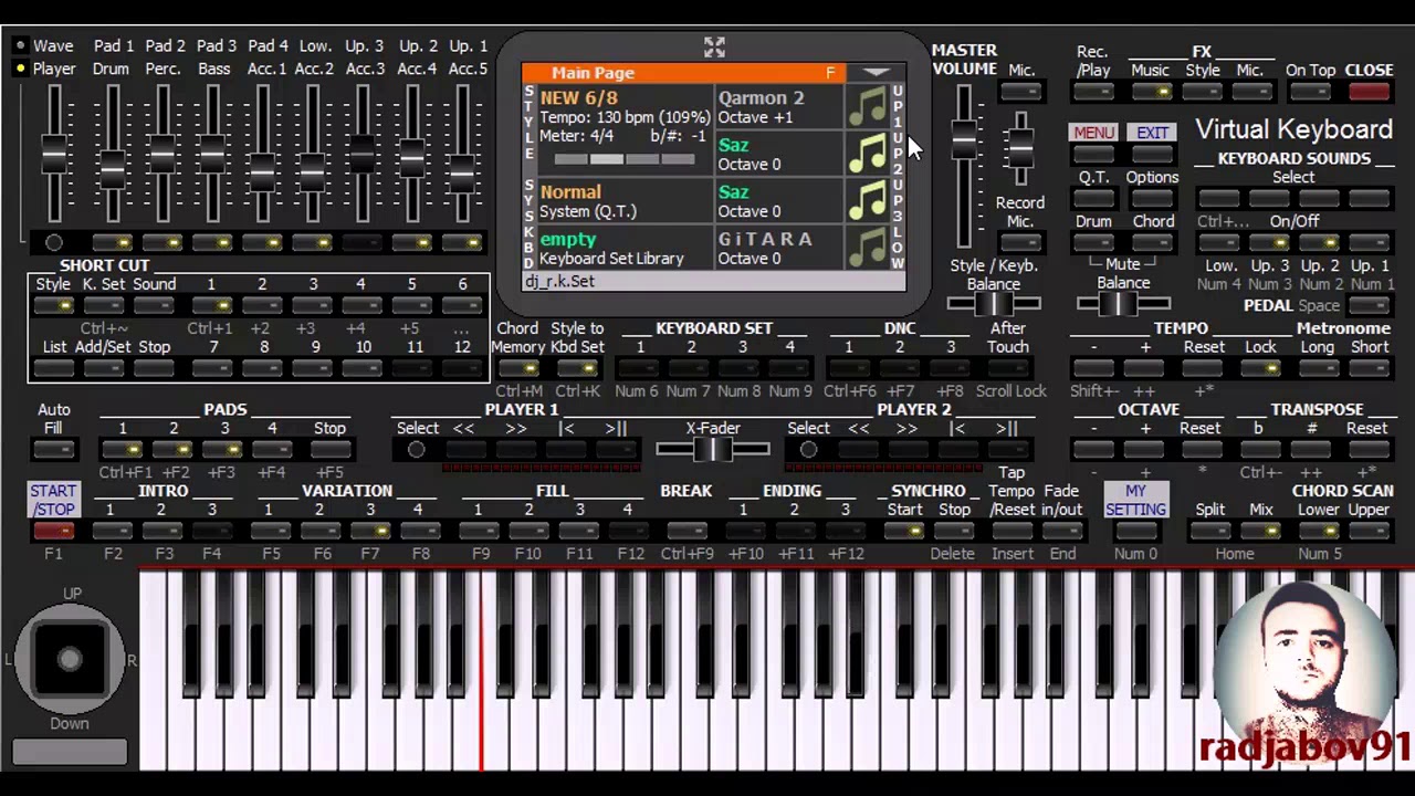 Kimdən &ouml;yrəndin (S&uuml;zməyi kimdən &ouml;yrəndin) - KORG PA4X - PC