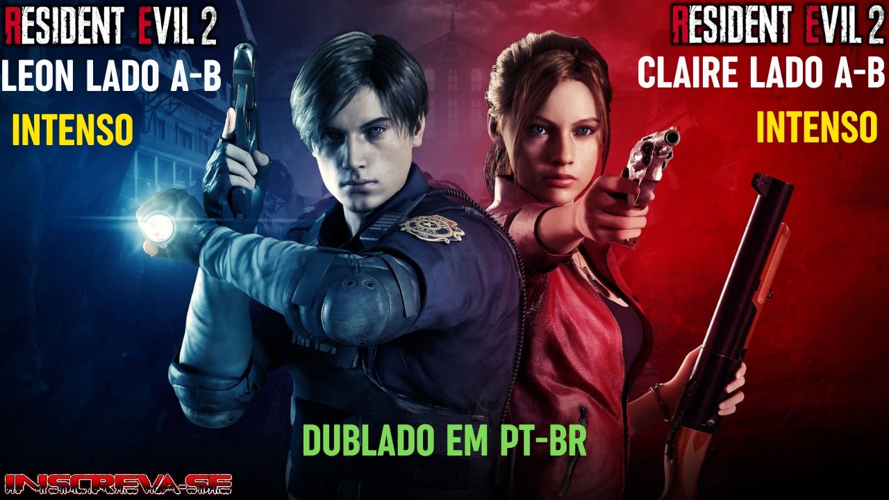 RESIDENT EVIL 2 - INTENSO LADO A-B LEON - CLARIE #residentevil
