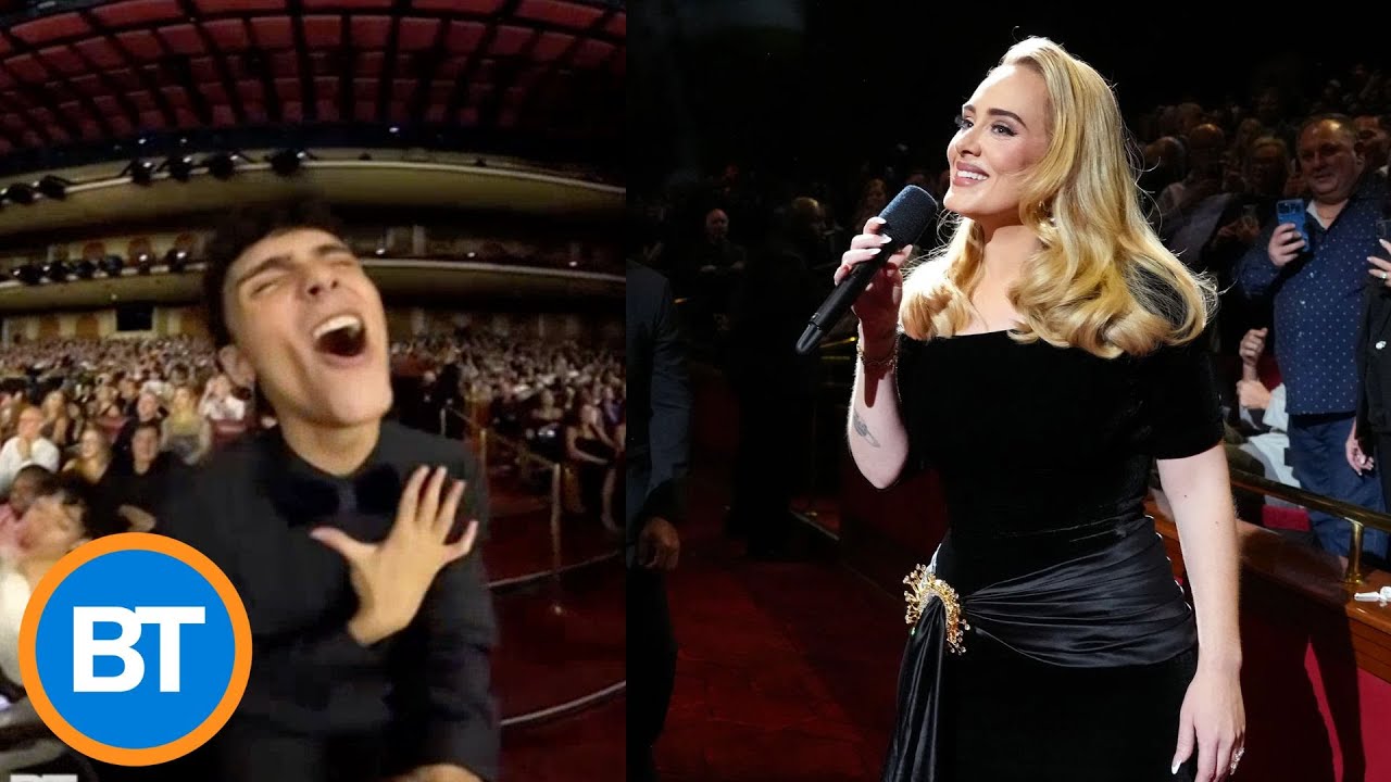 Adele defends a fan from security for this strange reason