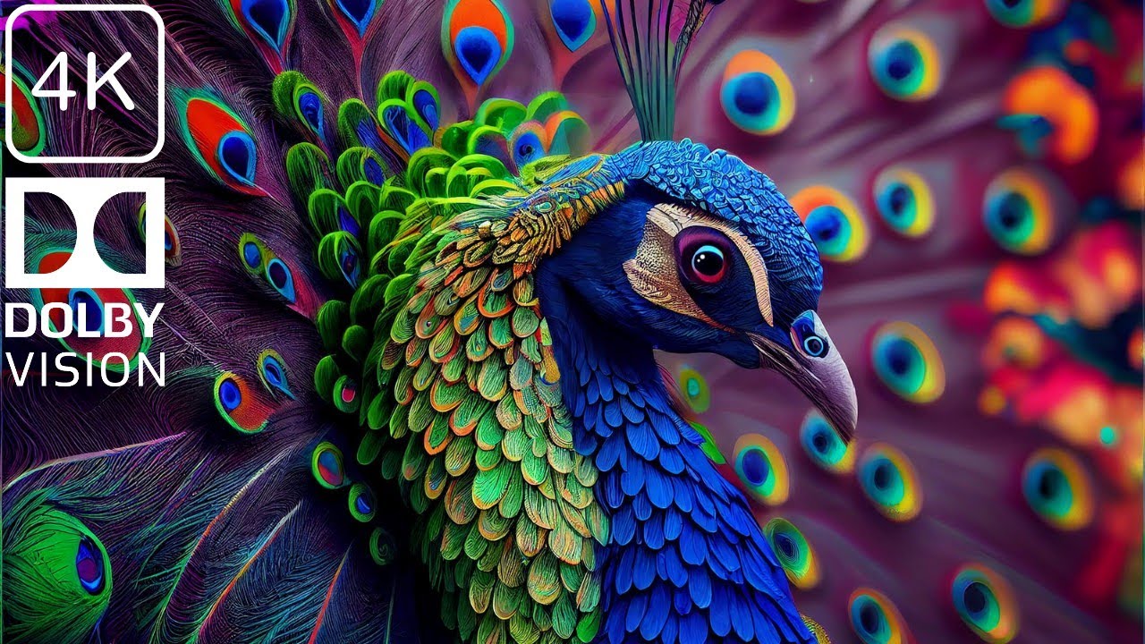 Peacock 4K UHD(4K UHD) - - 4K Video HD Paradise of Birds Peacock dance in popular culture