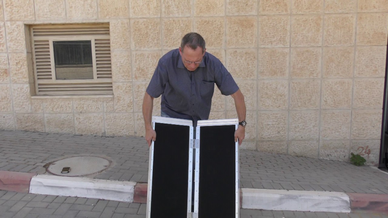 רמפה ניידת לנכים - סרטון הדרכה