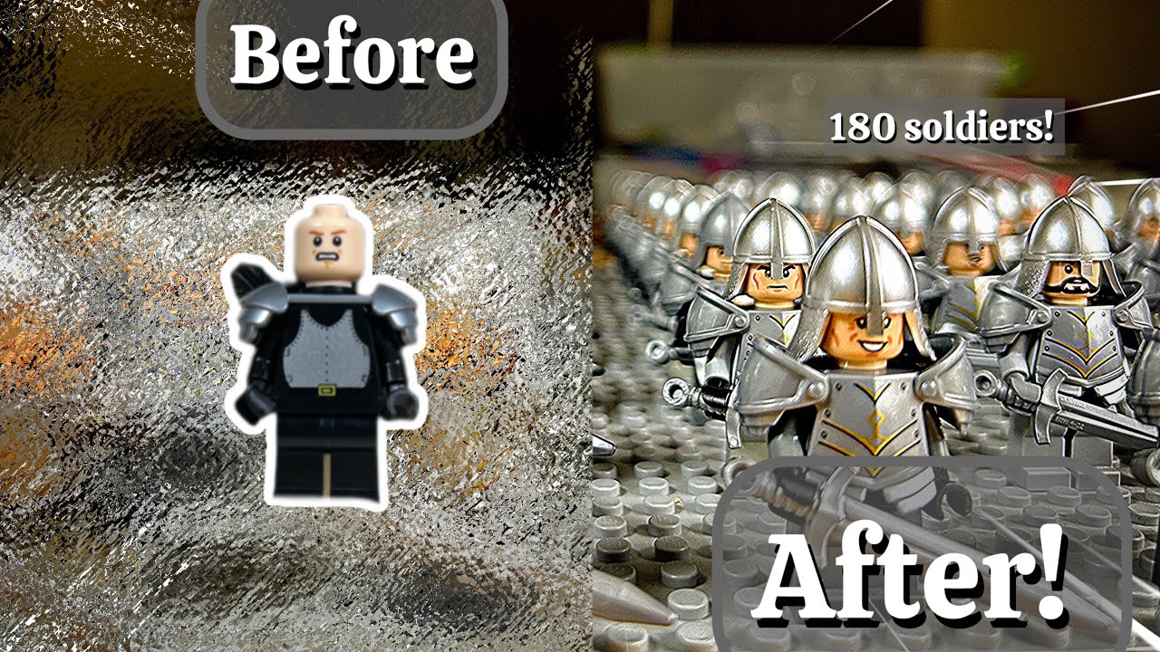 I built a Huge Lego Army from the Lord of the Rings! (Part 2)