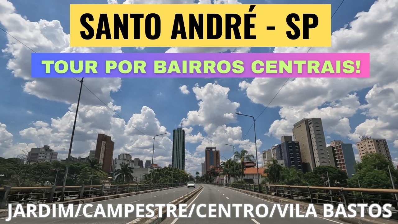 SANTO ANDRÉ: Dirigindo por Bairros Centrais no Dia de Natal!