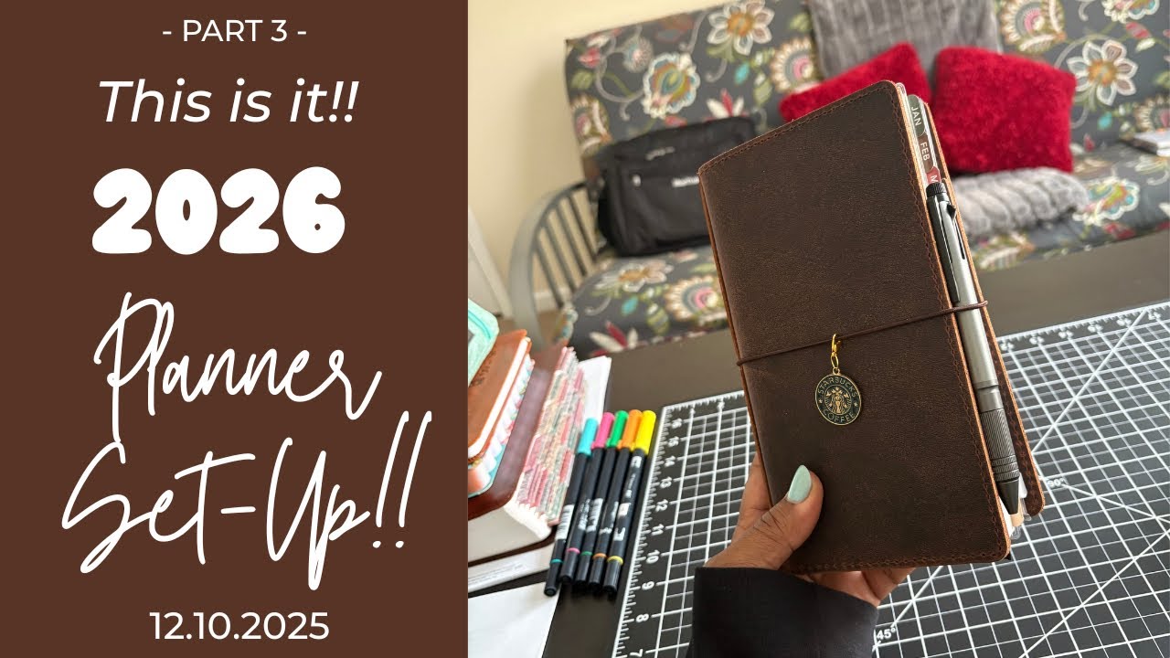 Part 3 | 2026 Planner Set-Up | Faded Chronicle TN All-in-One | Functional Planning 