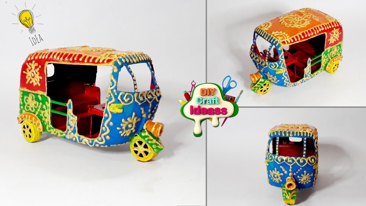 plastic craft idea | best out of waste | with waste kids toys | arush  diy craft ideas