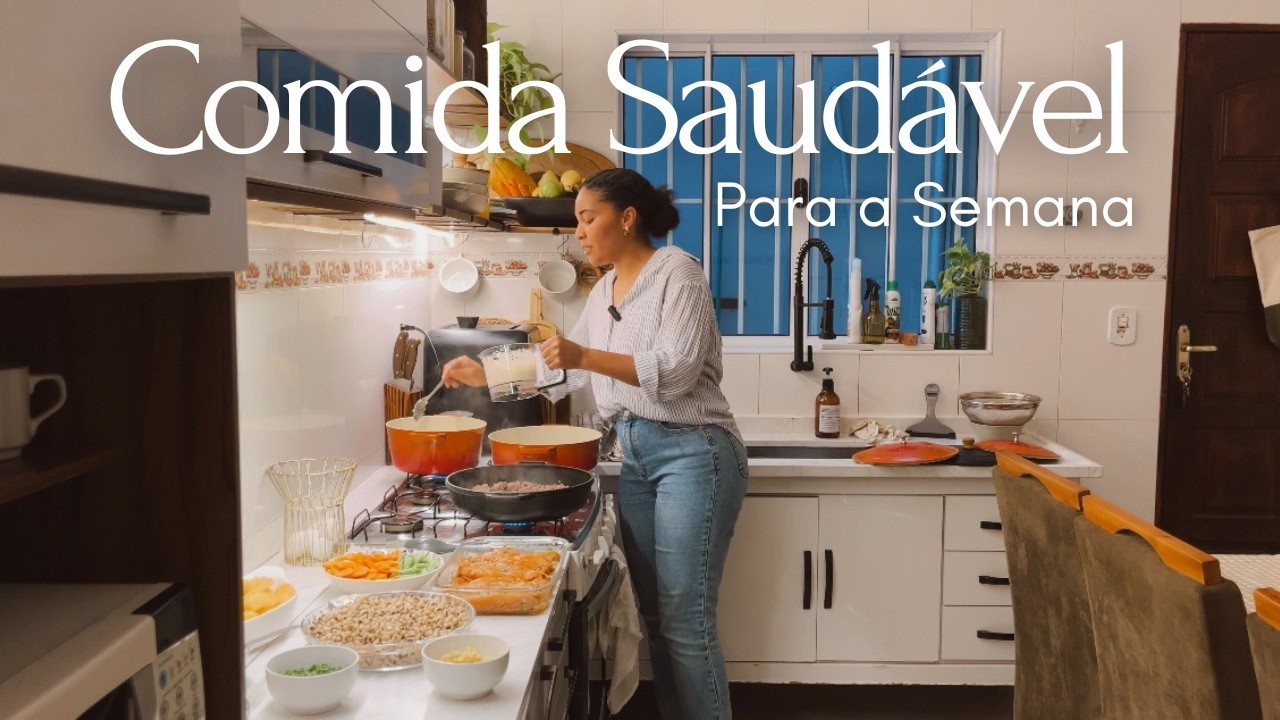 Fazendo marmitas da semana, cardápio saudável e prático sem congelar