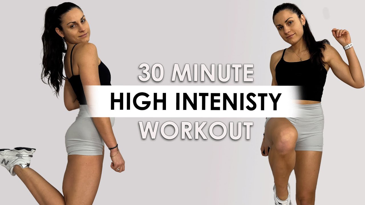 30 Minute HIGH INTENSITY Workout | Burn Fat & Sweat | No Equipment 