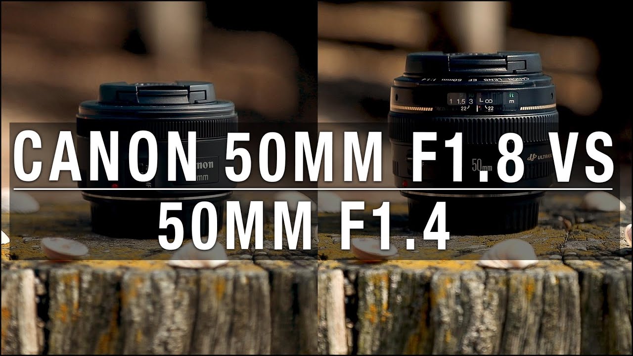 Canon 50mm f1.8 против 50mm f1.4 — стоит ли переплачивать?