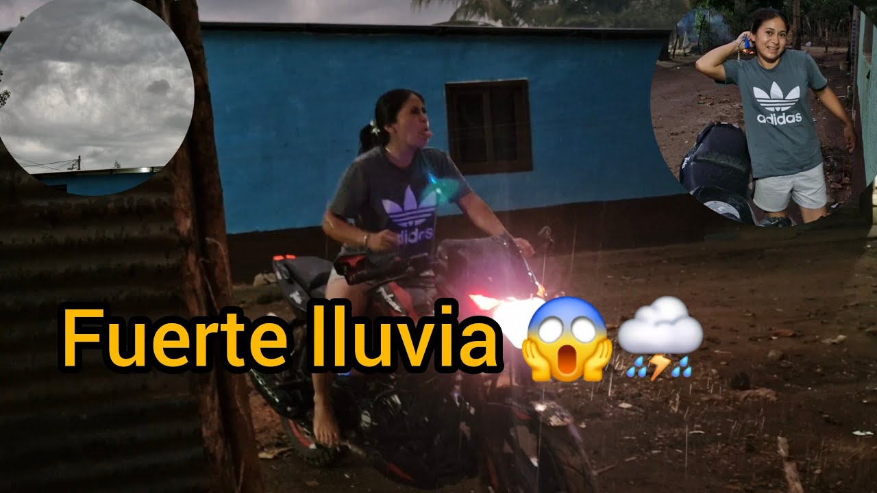 Mariana Esta Asustada😫 Por La Fuerte Tormenta⛈️ Q Se Aproxima😱